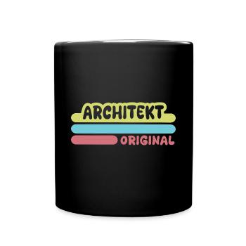 Architect as a first name - Full Colour Mug - black - Front