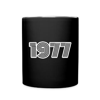 1977 - Tasse einfarbig - Schwarz - Vorne