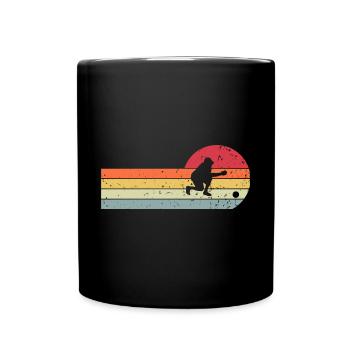 Boule Boccia Boule player - Full Colour Mug - black - Front