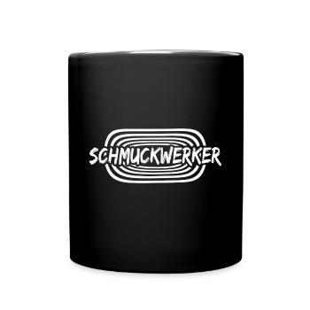 Arbeit Schmuckwerker - Tasse einfarbig - Schwarz - Vorne