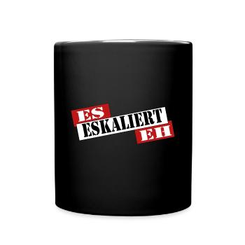 ESKALIERT - Tasse einfarbig - Schwarz - Vorne