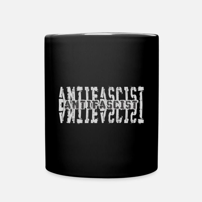 ANTIFASCIST - Tasse einfarbig - Schwarz