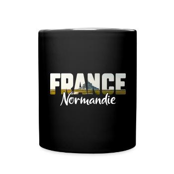 France Normandie, Vacances Normandie - Mug uni - noir - Devant
