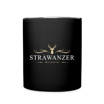 Strawanzer Bayern bayerisch boarisch Spruch lustig - Tasse einfarbig - Schwarz - Vorne