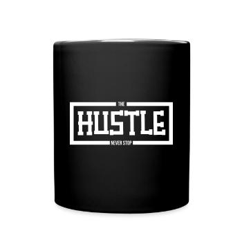 Hustle Business Freedom Travail acharné Poursuite de rêve - Mug uni - noir - Devant