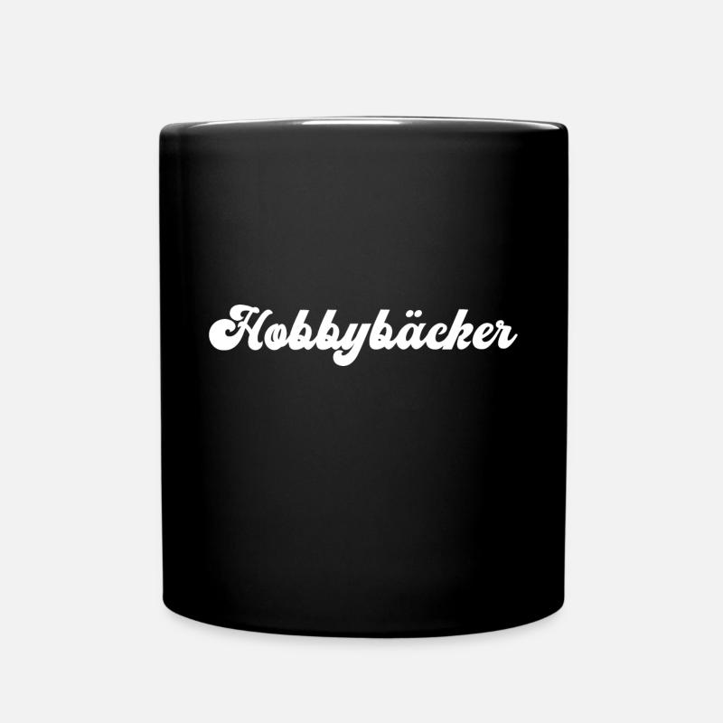 Hobbybäcker Bäcker Bäckerei Backliebhaber Konditor - Tasse einfarbig - Schwarz