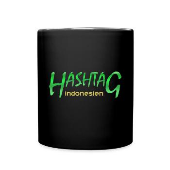 indonesien - Tasse einfarbig - Schwarz - Vorne