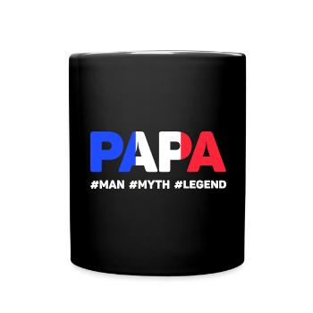 Dad The Man The Myth The Legend - Best Dad - Full Colour Mug - black - Front