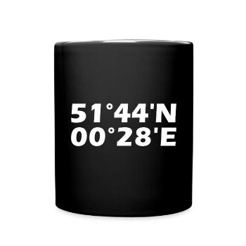 Chelmsford Coordinates - Full Colour Mug - black - Front
