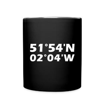 Cheltenham Coordinates - Full Colour Mug - black - Front