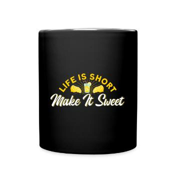 Lemon Juice Lemon Juice Lemonade - Full Colour Mug - black - Front