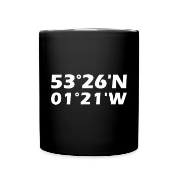 Rotherham Coordinates - Full Colour Mug - black - Front
