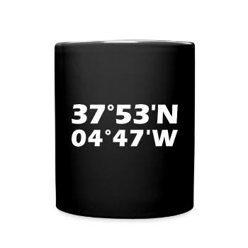 Córdoba Coordinates - Full Colour Mug - black - Front