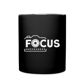 Cameraman Gift for Photographer - Full Colour Mug - black - Front
