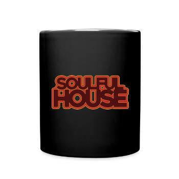 Soulful House Music - Full Colour Mug - black - Front