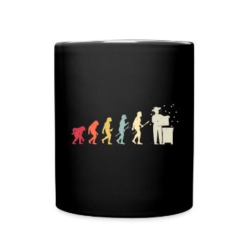 Evolution Apiculteur Apiculture Miel Hobby Abeille - Mug uni - noir - Devant