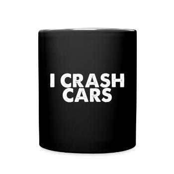 I Crash Cars 3 - Tasse einfarbig - Schwarz - Vorne