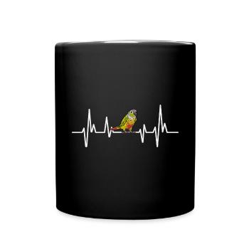 Molinasittich Parrot Bird Sun Parakeet - Full Colour Mug - black - Front