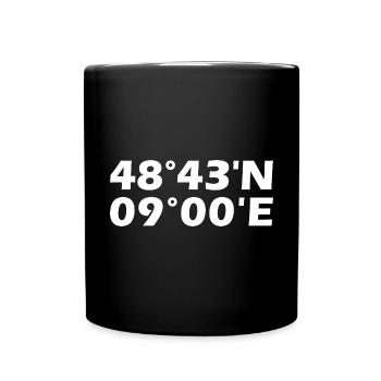 Sindelfingen coordinates - Full Colour Mug - black - Front
