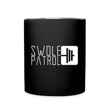 Swole Patrol 3 - Tasse einfarbig - Schwarz - Vorne