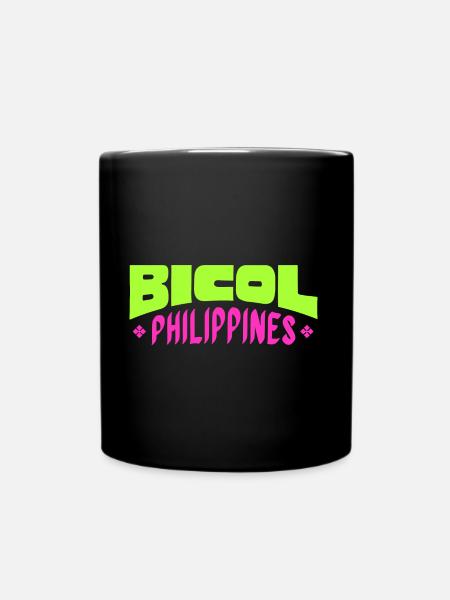 Bicol Filipino Design für stolze Pinoys - Tasse einfarbig - Schwarz