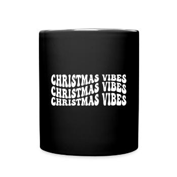 Christmas Vibes - Full Colour Mug - black - Front