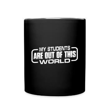 My students are out of this world 14 - Full Colour Mug - black - Front