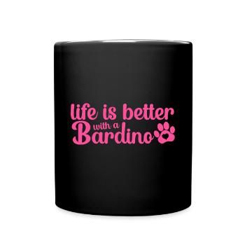 Bardino Majorero Canario Maman maîtresse est mieux - Mug uni - noir - Devant