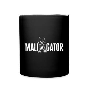 Malinois Belgian Shepherd Mechelaar Dog - Full Colour Mug - black - Front