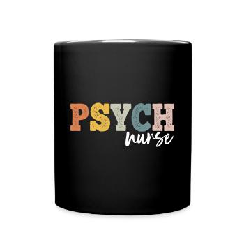 Psych Nurse Dialysis Nursing RN - Tasse einfarbig - Schwarz - Vorne