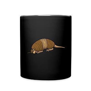 Cadeau de tatou drôle de dicton - Mug uni - noir - Devant