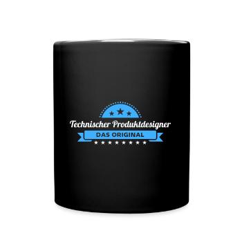 Technischer Produktdesigner Design für Profis - Tasse einfarbig - Schwarz - Vorne