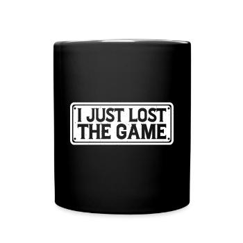 I Just Lost The Game 8 - Full Colour Mug - black - Front