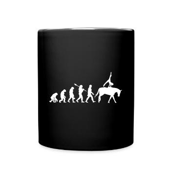 Equestrian Vaulting Evolution Horseback Riding - Tasse einfarbig - Schwarz - Vorne