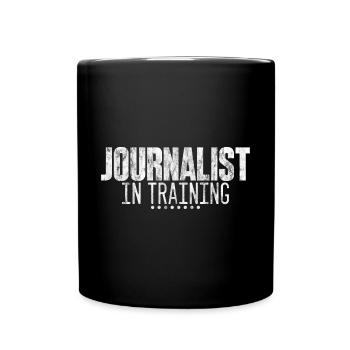 Journaliste en formation 3 - Mug uni - noir - Devant