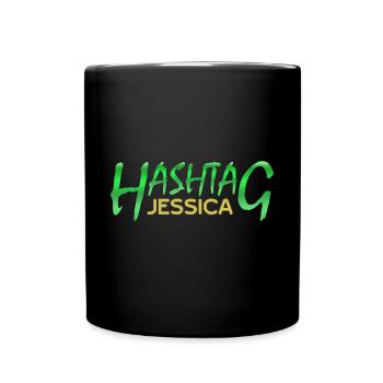 Social Jessica - Tasse einfarbig - Schwarz - Vorne