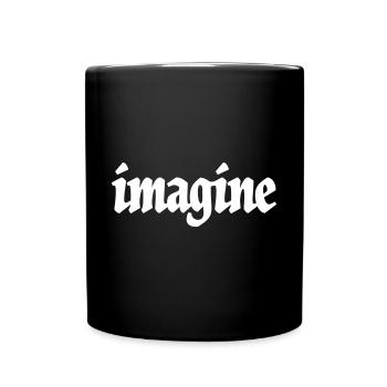 Imagine - Full Colour Mug - black - Front