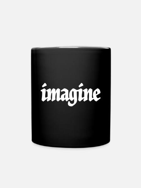 imagine - Tasse einfarbig - Schwarz
