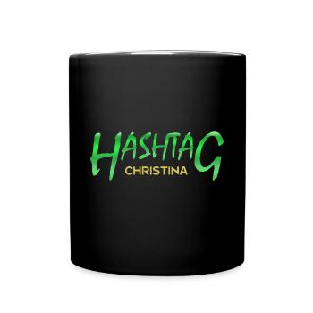 Hashtag Christina - Mug uni - noir - Devant