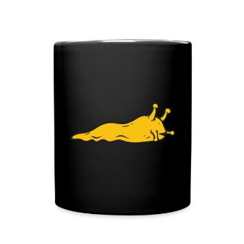 Banana Snail Snail - Full Colour Mug - black - Front