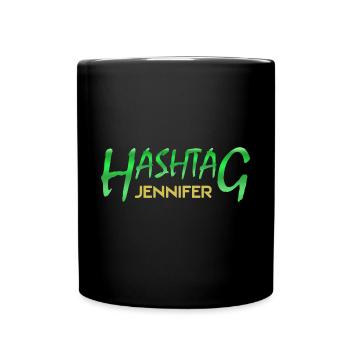 Geschenk für Jennifer - Tasse einfarbig - Schwarz - Vorne