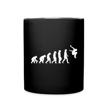 Parkour & Freerunning Evolution Outdoor Sport - Full Colour Mug - black - Front