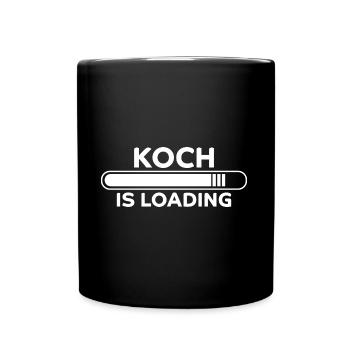 Koch Lustig Spruch Beruf Gastronomie Koch Geschenk - Tasse einfarbig - Schwarz - Vorne