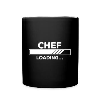 Chef Spruch Beruf Kollegen Lustiges Chef Geschenk - Tasse einfarbig - Schwarz - Vorne