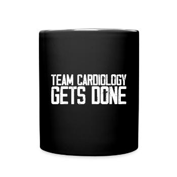 Team Cardiology Gets Done 3 - Tasse einfarbig - Schwarz - Vorne
