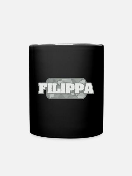 Filippa - Mug uni - noir