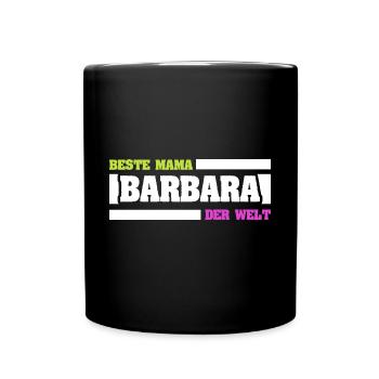 Barbara - Tasse einfarbig - Schwarz - Vorne