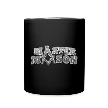 Masonic Freemasonry Fraternal - Tasse einfarbig - Schwarz - Vorne