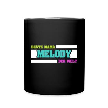 Melody as Mother - Full Colour Mug - black - Front