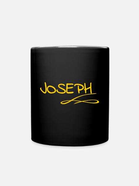 Joseph comme prénom - Mug uni - noir